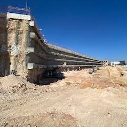 Shoring Works - Prestressed Anchor Construction