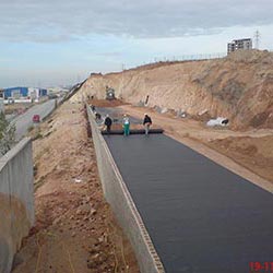 Geoblok Toprakarme İstinat Duvarı Uygulaması