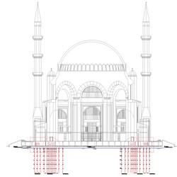 Geoteknik Tasarım - Zemin İyileştirme Projesi Kesiti