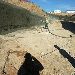 Shoring Works - Shotcrete Applications