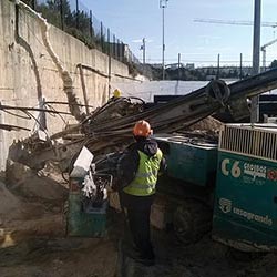 Shoring Works - Soil Nail Applications