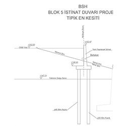 BSH Retaining Wall Project - Typical Cross Section 