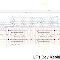 Geotechnical Design - Longitudinal Section Drawing