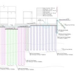 Geotechnical Design - Critical Cross-Section Drawing