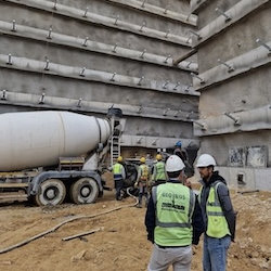 Shoring Works - Shotcrete Application