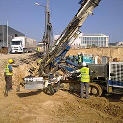 Permanent Shoring Works - Mini Pile Applications